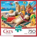 Buffalo Games Cats Collection Beachcombers 750 Piece Jigsaw Puzzle B07C9X7552